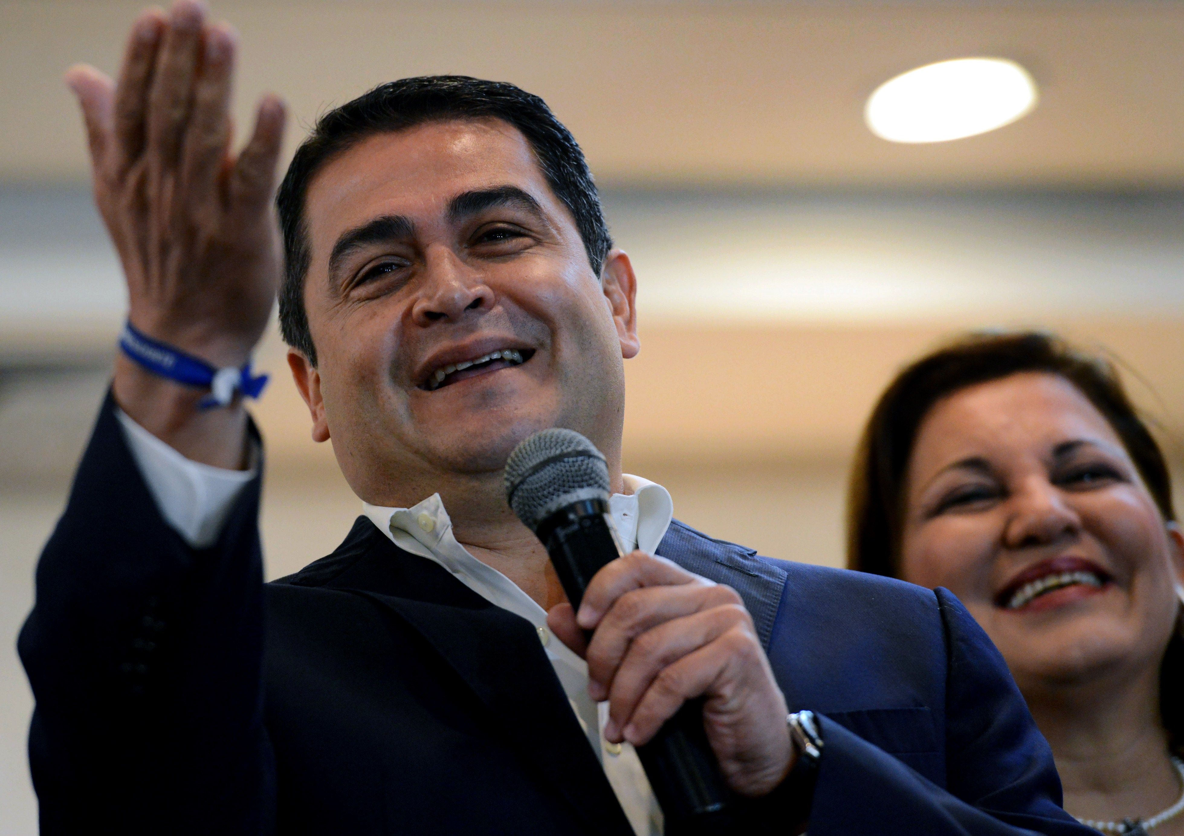 Juan Orlando Hernández, candidato del derechista Partido Nacional, logró la victoria en Honduras