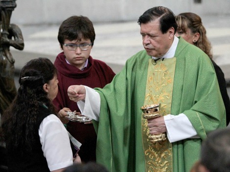 El cardenal Norberto Rivera Carrera.