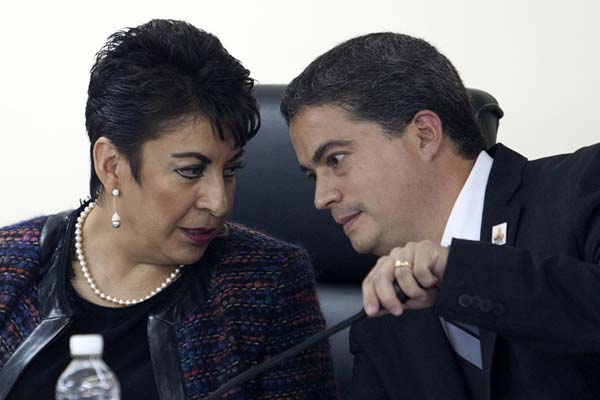 Olga Lazcano y Armando Guerrero.