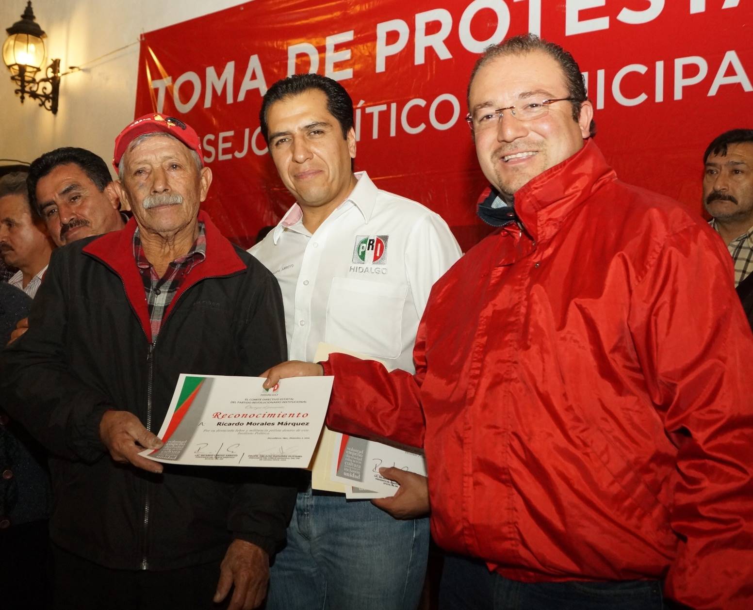 Toma de protesta de los 184 consejeros propietarios y a sus suplentes, en Zacualtipan.
