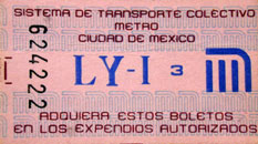 Los boletos del Metro