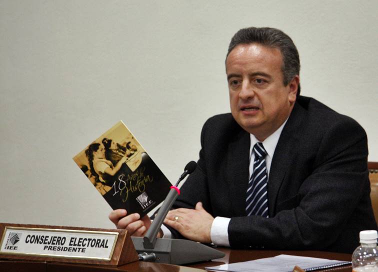 Mario Ernesto Pfeiffer Islas, Consejero Presidente del IEEH. 