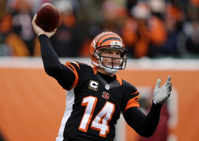 Andy Dalton, mariscal de campo de Cincinnati