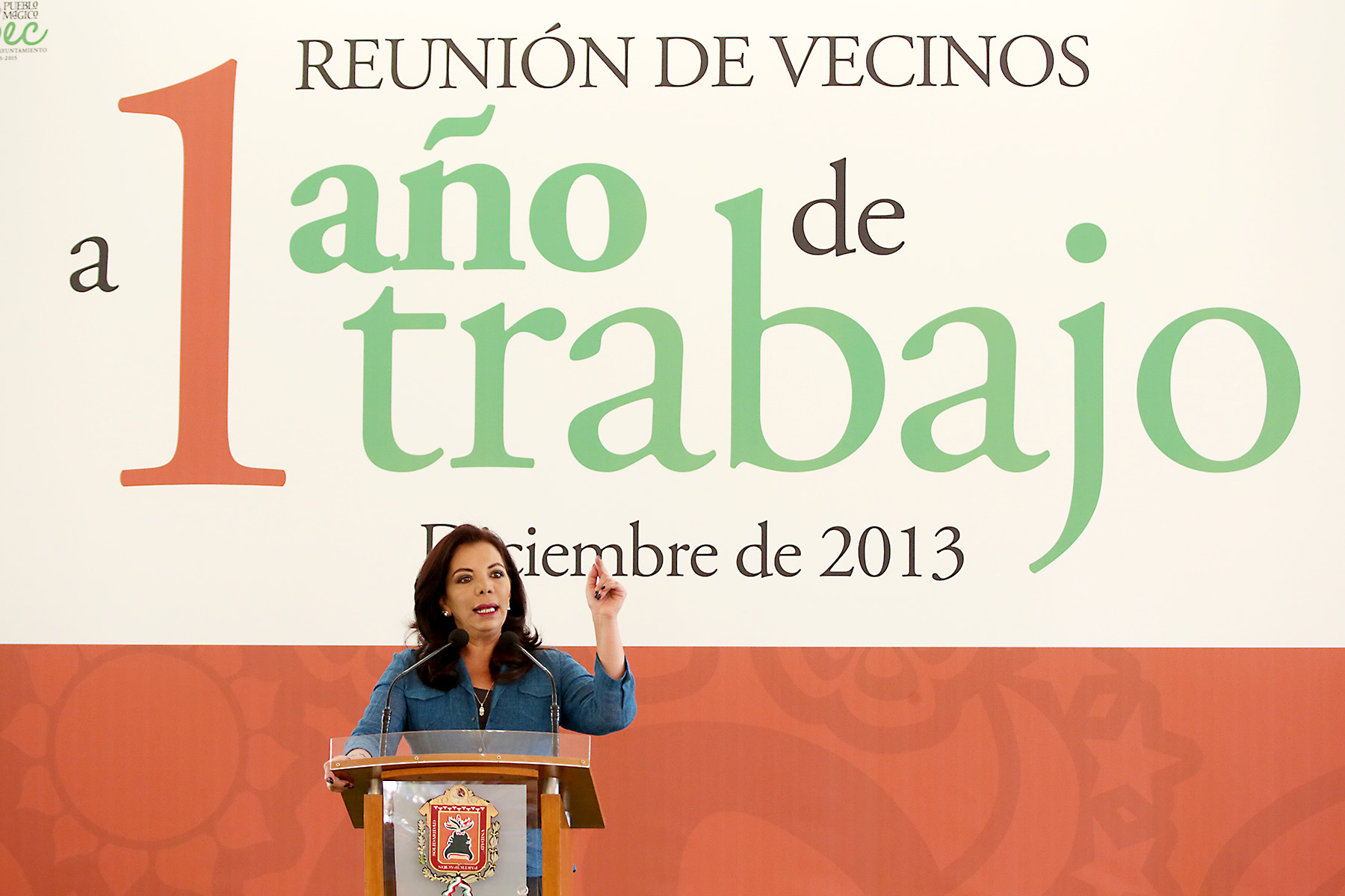 Carolina Monroy en su primer año de gobierno