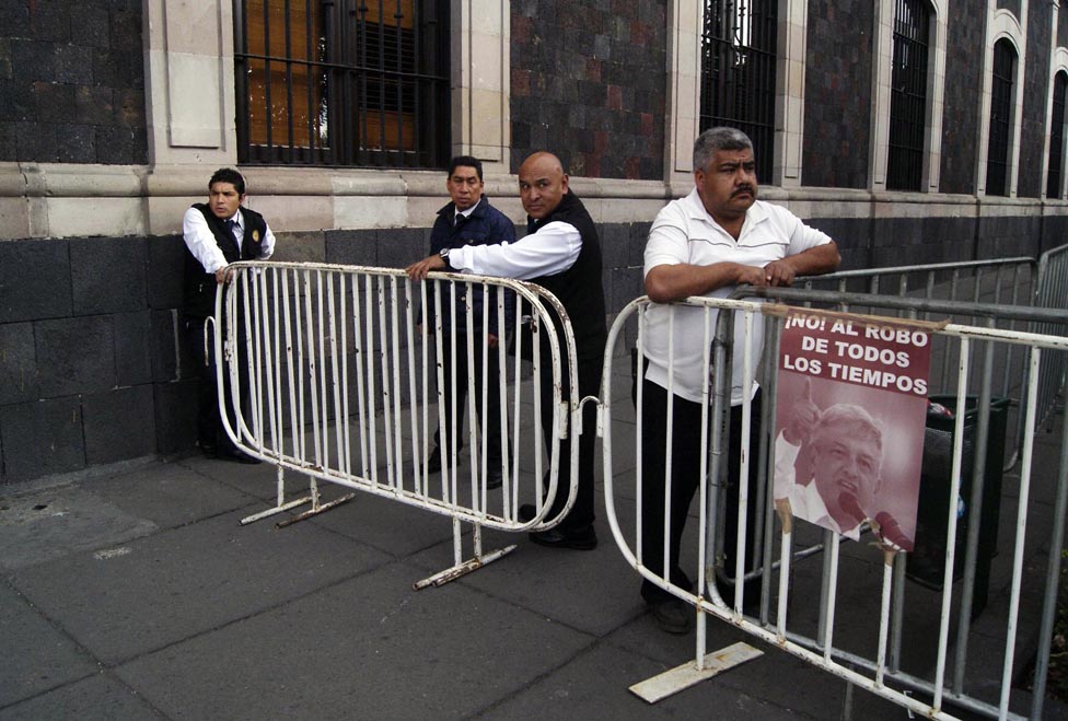 Aspectos de la protesta por la aprobación de la Reforma Energética en Edomex.