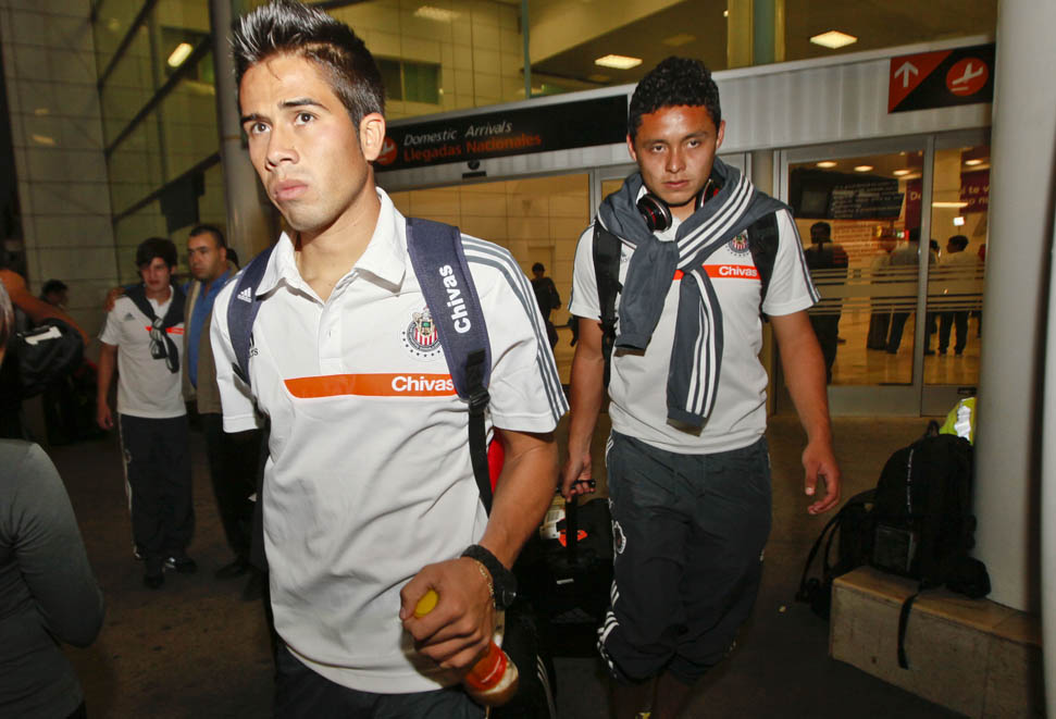 Chivas en el aeropuerto