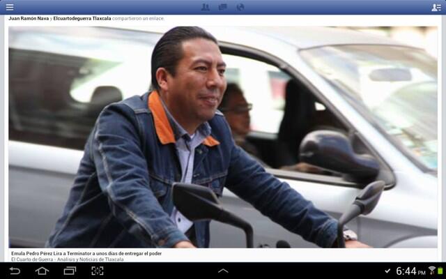 Difunden imagen del alcalde en moto sin casco y crean el hashtag #PedroPerezsincasco.