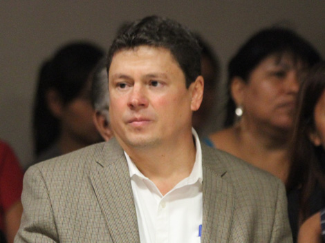 El dirigente del Comité Estatal del PRI, Eduardo Bailey. 