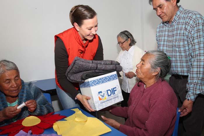 Se invierten más de 70 mil pesos para equipar Estancia de Día en el municipio de Palmar de Bravo.