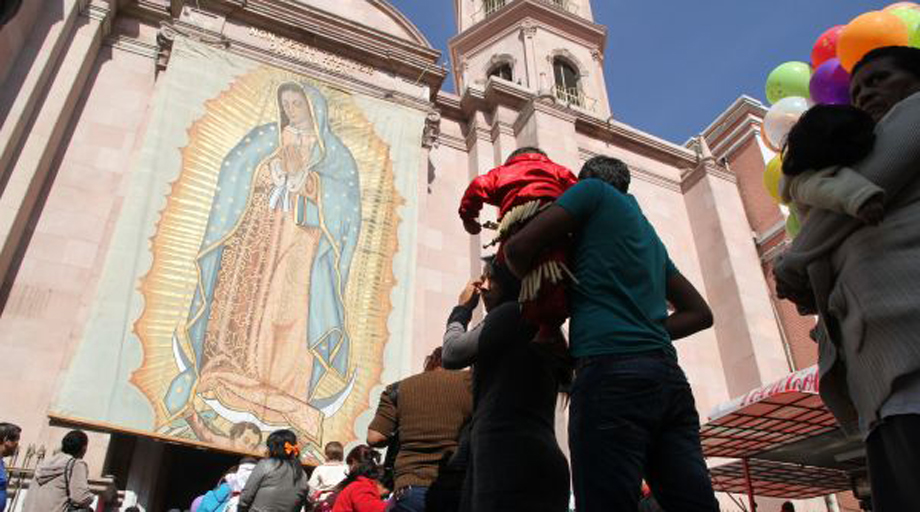 Peregrinación en la Parroquia de Guadalupe.