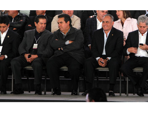 Parte de la bancada hidalguense en San Lázaro, con más adhesiones y agenda partidista que iniciativas particulares.