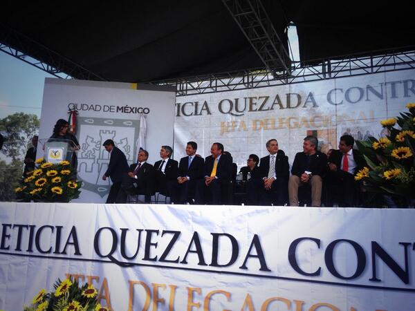 Informe de la jefa delegacional Leticia Quezada