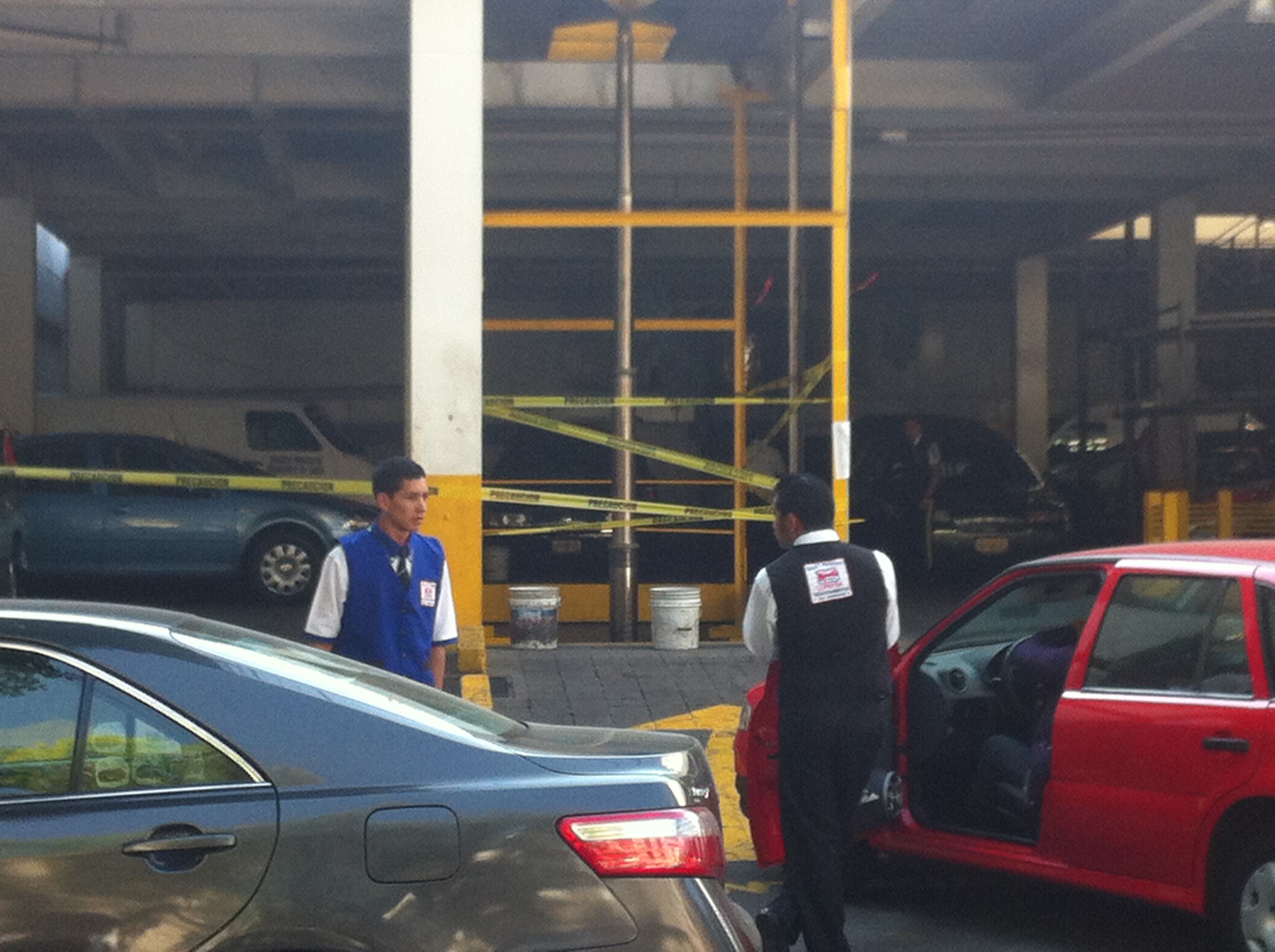 La zona del incidente se encuentra acordonada