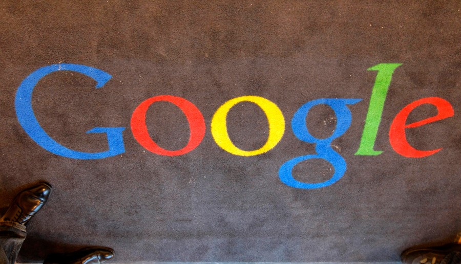 Tapete de Google en sus instalaciones en Francia