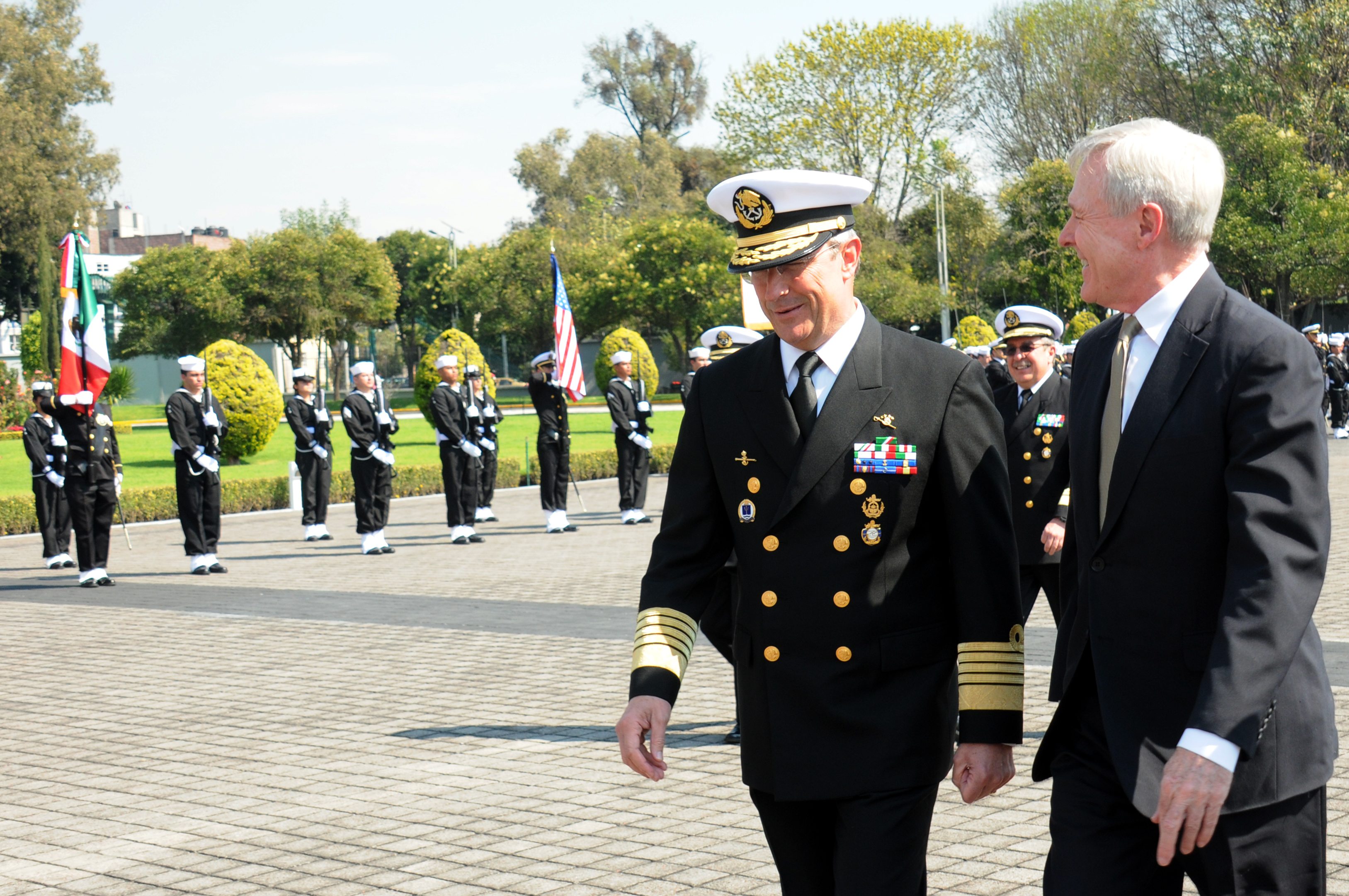 Durante la reunión entre representantes de la Armada mexicana y estadunidense
