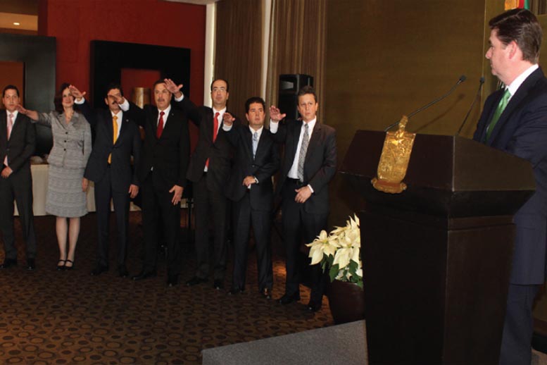 El mandatario estatal expresó su orgullo por la agrupación. 