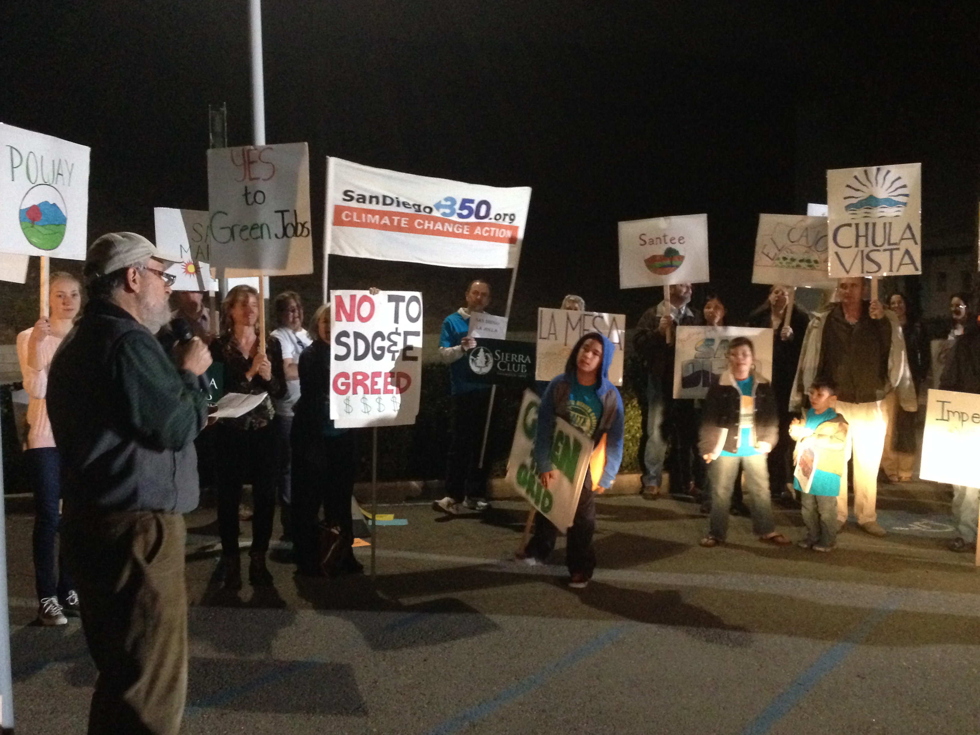 Protesta en San Diego