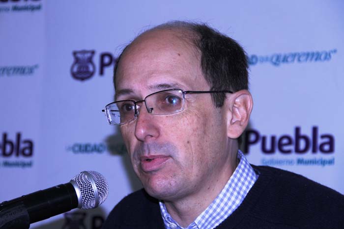 Alejandro Cañedo Priesca, director de la Oficina de Turismo en el municipio de Puebla.