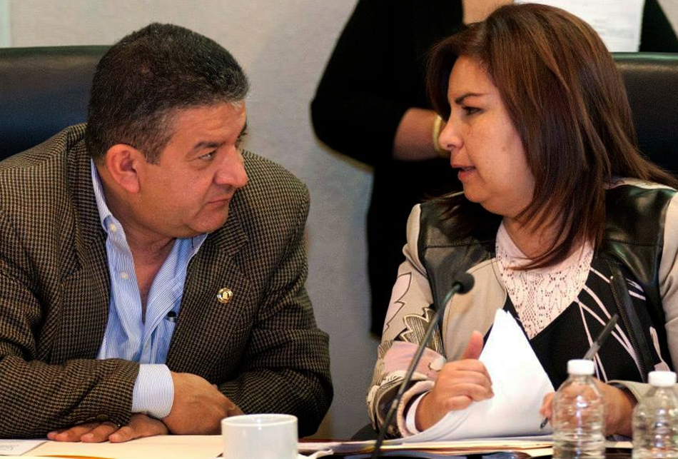 Eugenio Martínez y Beatriz Manrique, del PVEM.