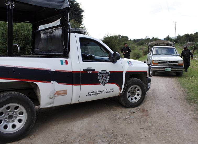 La policía estatal implementó un operativo de búsqueda. 