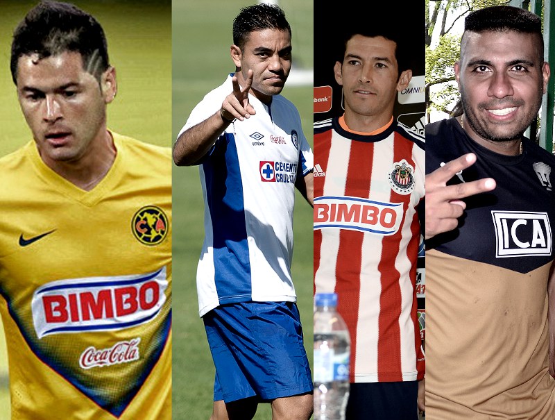 Pablo Aguilar, Marco Fabián, Israel Castro, Daniel Ludueña