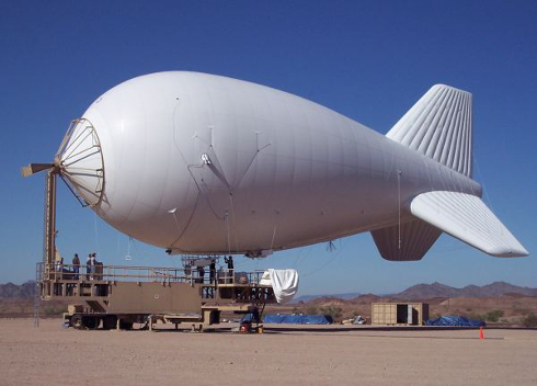 El globo es utilizado por Estados Unidos en Afganistán e Irak.