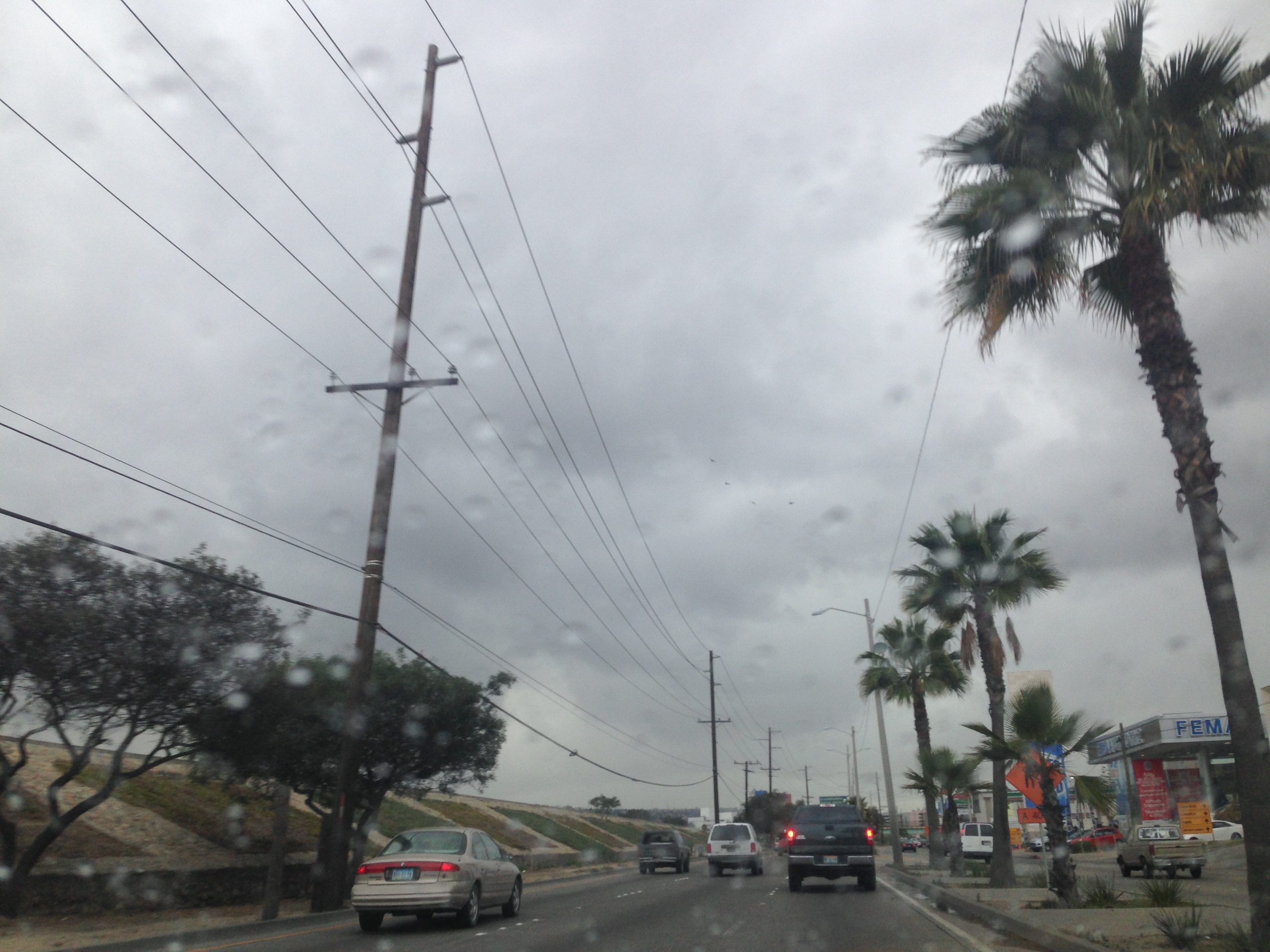 Lluvia en Tijuana