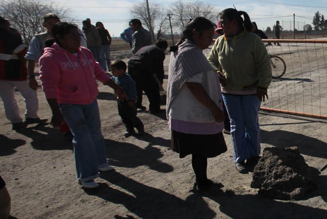 Cerca de 30 personas llegaron para hacer “guardia”.