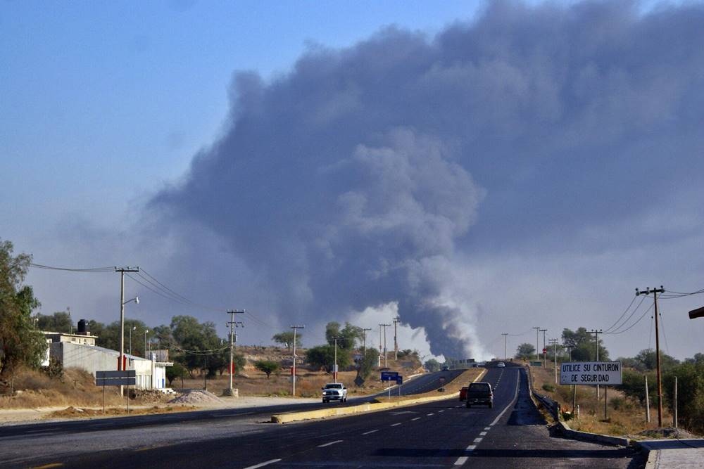 Explosión en Agroquímicos ATC del municipio de Atitalaquia