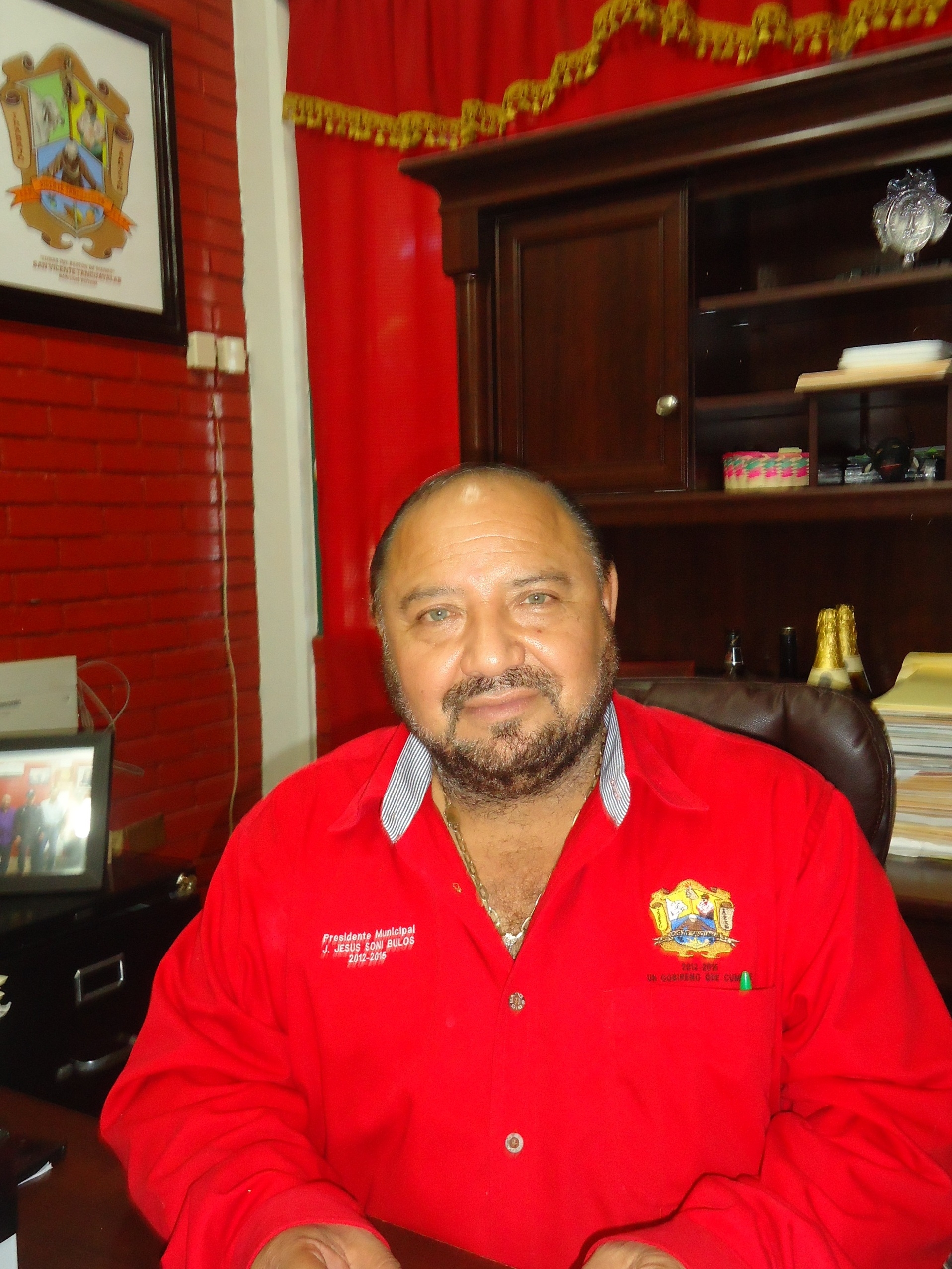 José de Jesús Soni Bulos, alcalde.