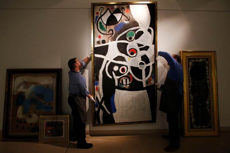 Los cuadror reflejan siete décadas de su arte