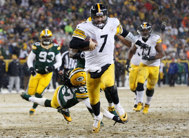 Ben Roethlisberger, mariscal de campo de los Acereros de Pittsburgh