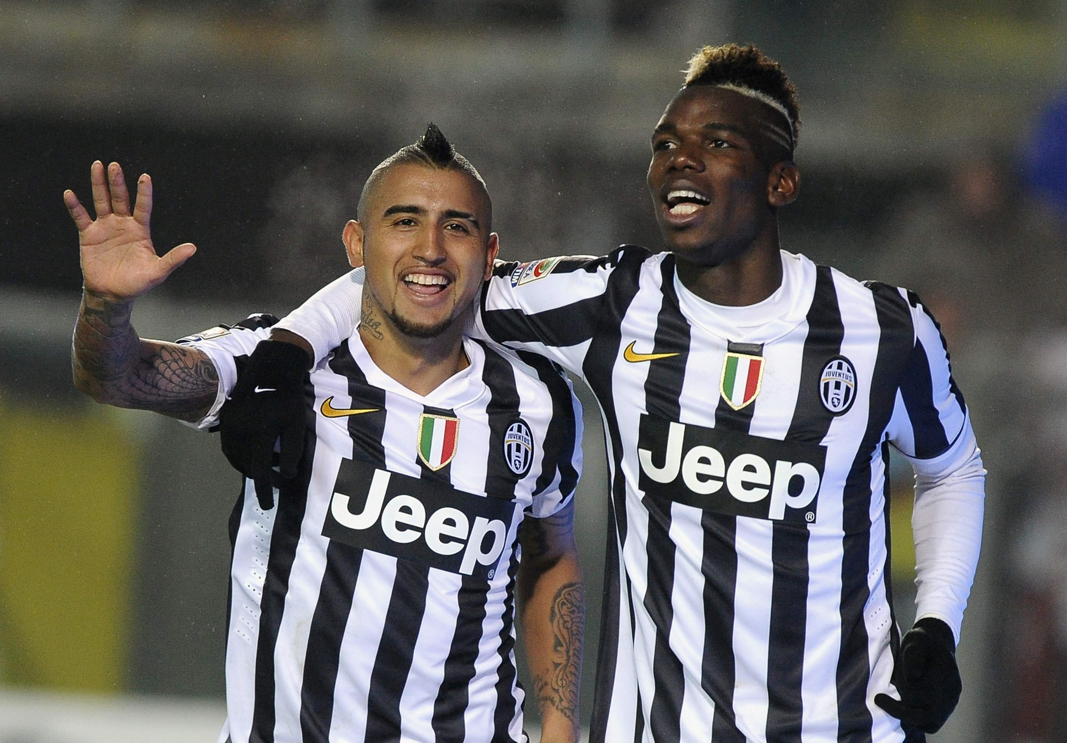 Vidal y Pogba 