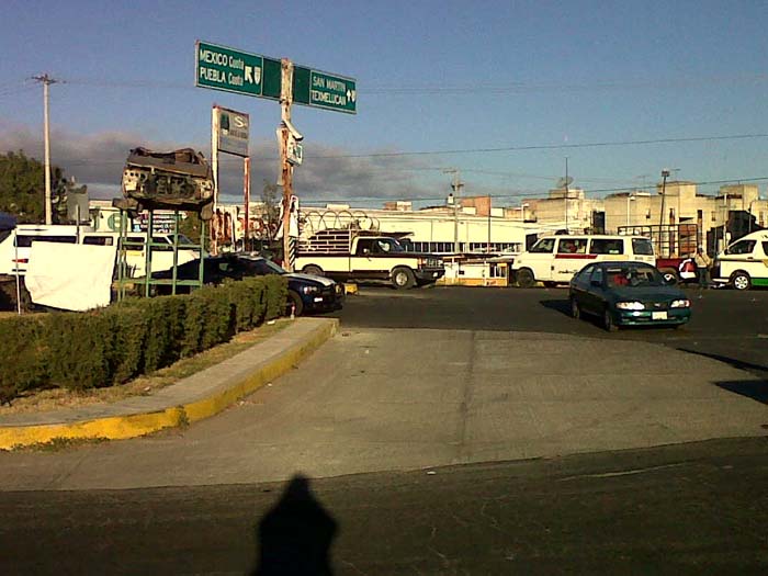 Zona de El Trébol, en la colonia San Damián.