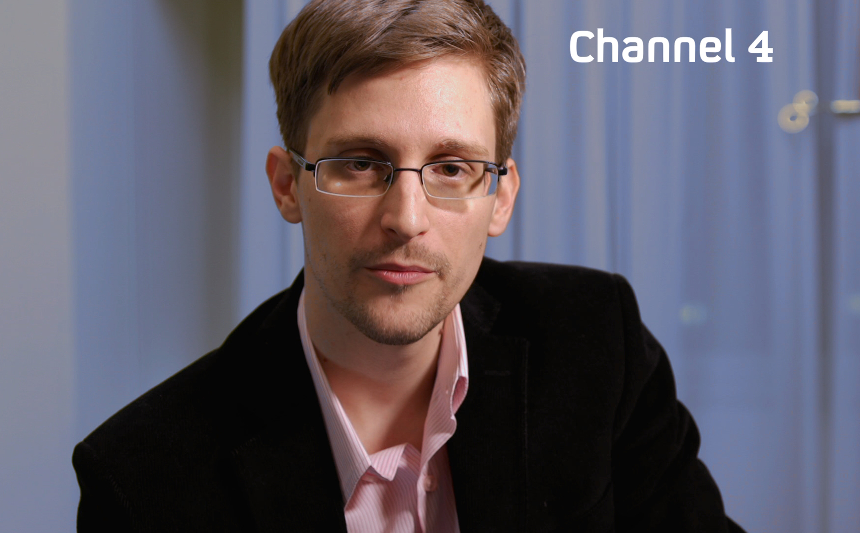 Edward Snowden durante su mensaje navideño 