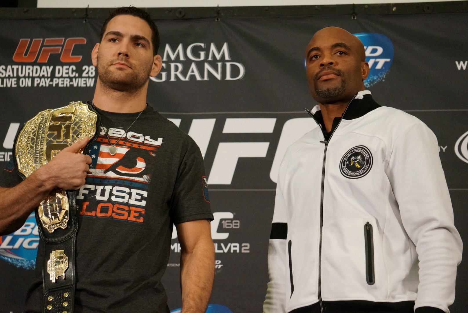 Chris Weidman y Anderson Silva