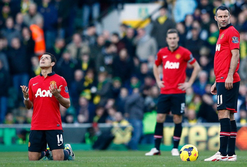 Javier Hernández jugó 85 minutos