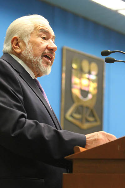 El magistrado presidente del Tribunal Electoral del Poder Judicial de la Federación, Alejandro Luna Ramos
