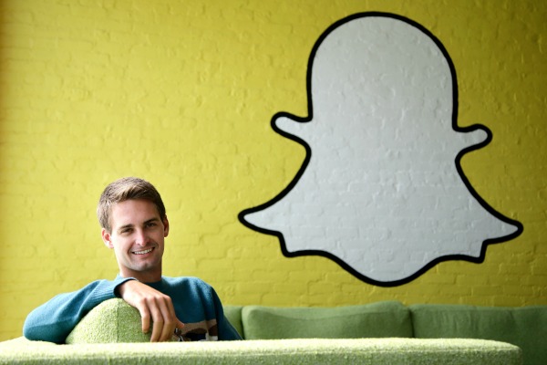 El CEO de Snapchat, Evan Spiegel 