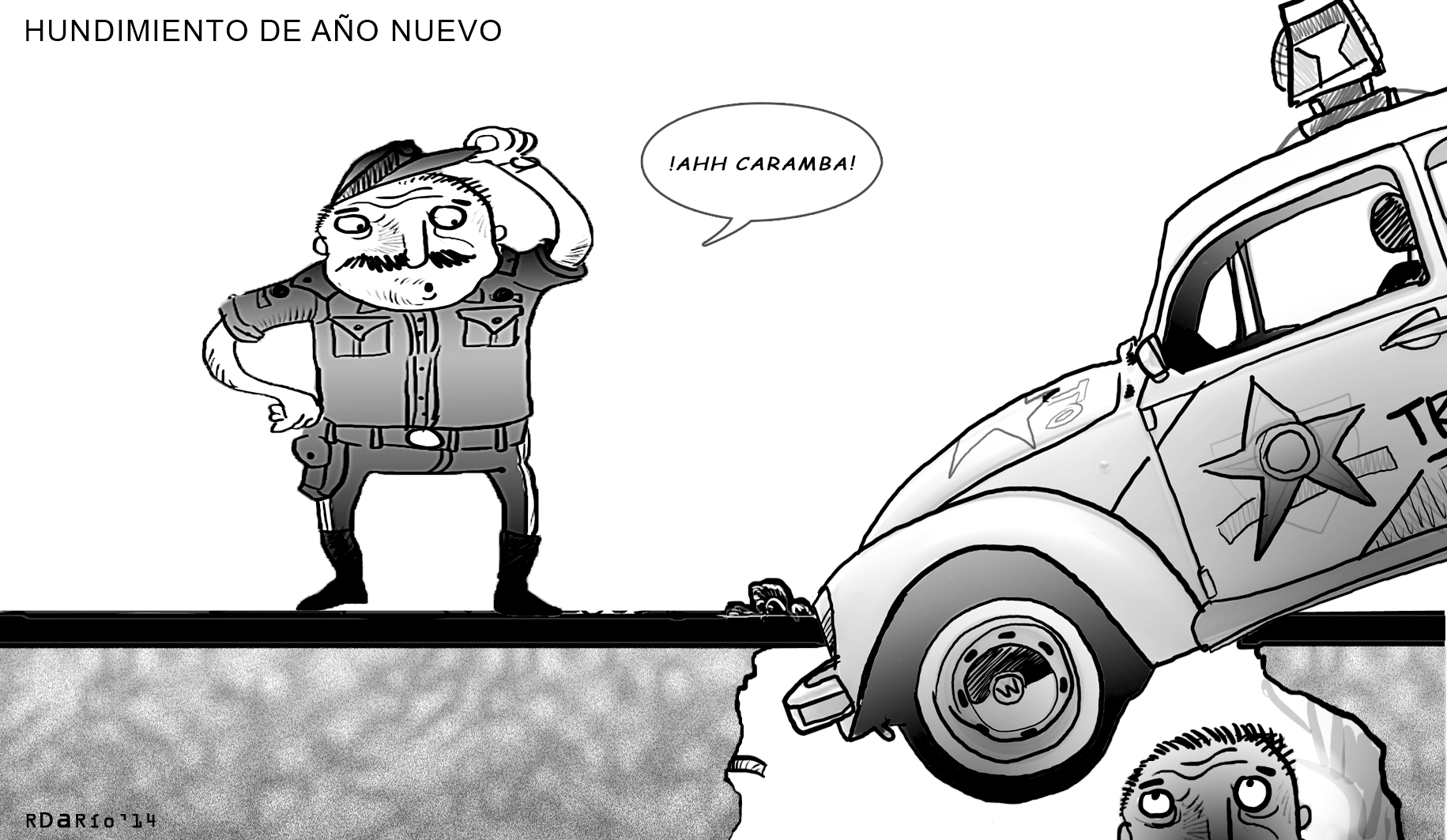 HUNDIMIENTO DE AÑO NUEVO