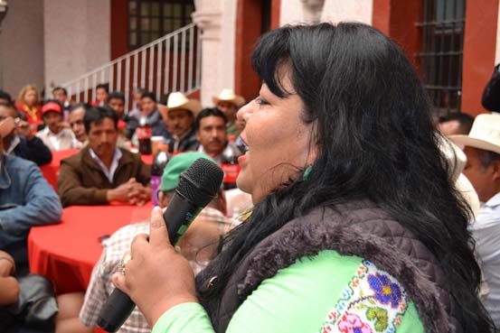 Maritza Marín Marcelo, presidenta de la CNC-Puebla.