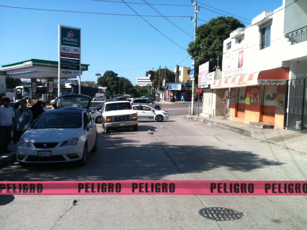 Cerraron la vialidad.