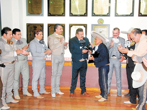 Don Lupe, en el Salón de la Fama