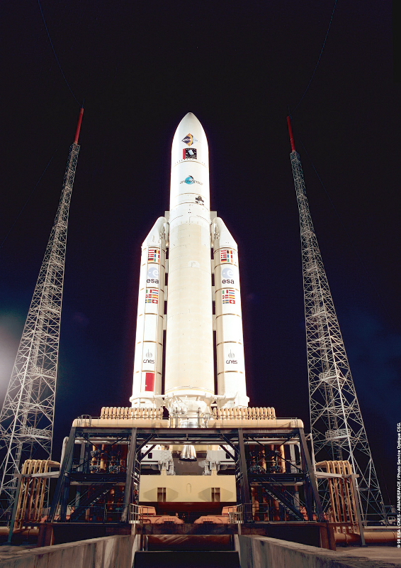 Lanzadera espacial Ariane-5.