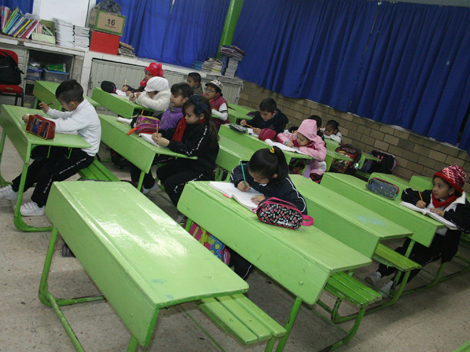 El descenso de temperatura afectó el regreso a clases.