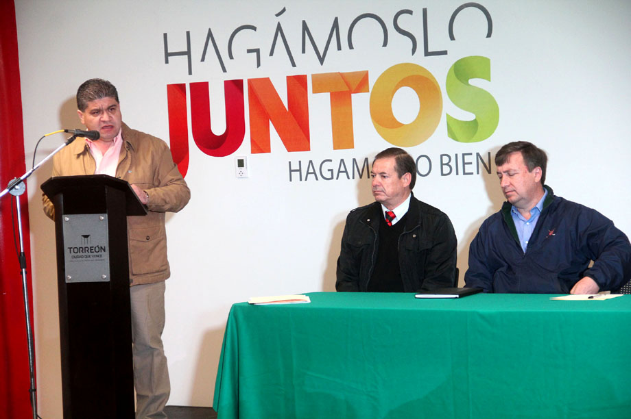 Programa de los 100 días de gobierno en Torreón. 