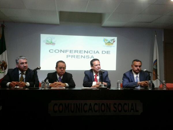 El procurador de Hidalgo ofreció una conferencia de prensa sobre el tema.