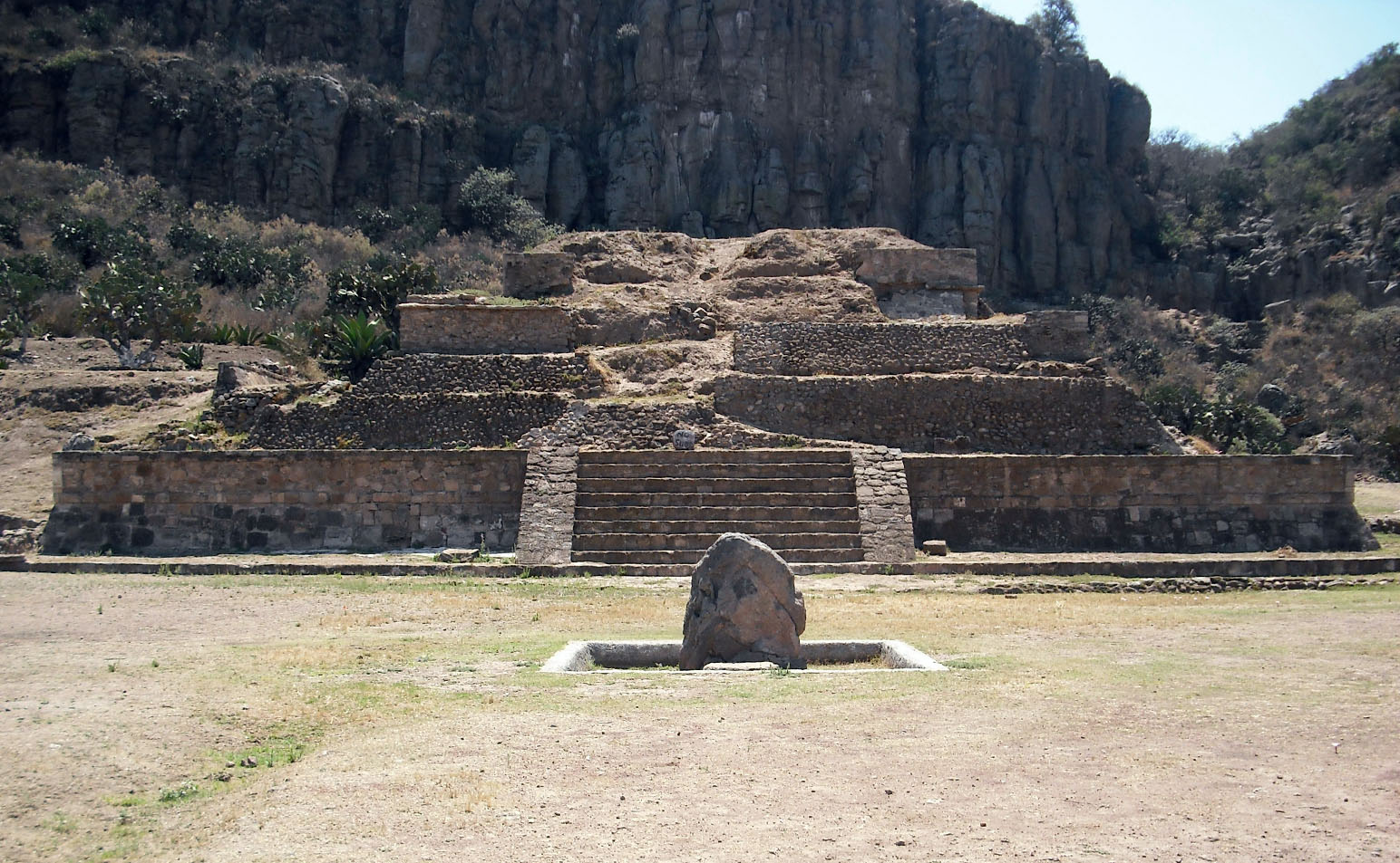 El sitio arqueológico de Huapalcalco, en el Valle de Tulancingo.