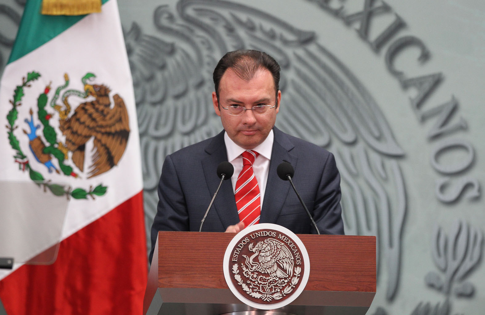 Luis Videgaray secretario de Hacienda durante la reforma financiera