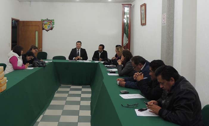 Regidores de Texmelucan, en Sesión Ordinaria de Cabildo.